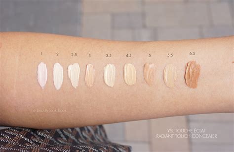 ysl touche eclat concealer swatches.